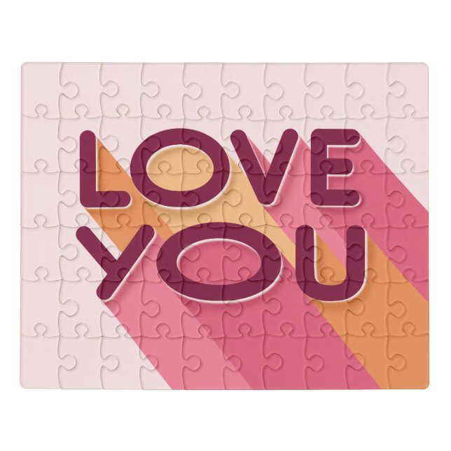 Valentines I Love You Puzzle (Puzzle Horizontal)