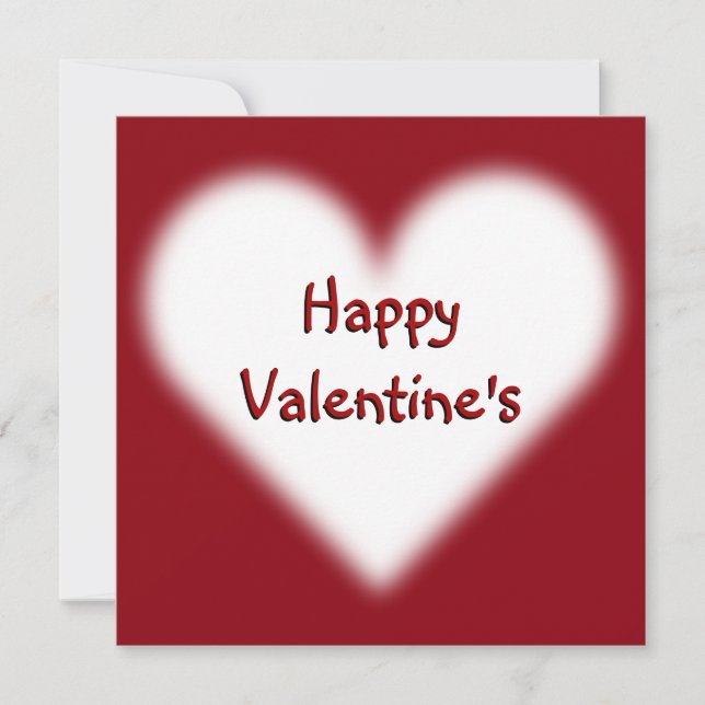 Valentine's Invitations Personalized Love Cards (Front)