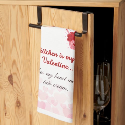 Valentines Kitchen Towel for Cooking Fanatics