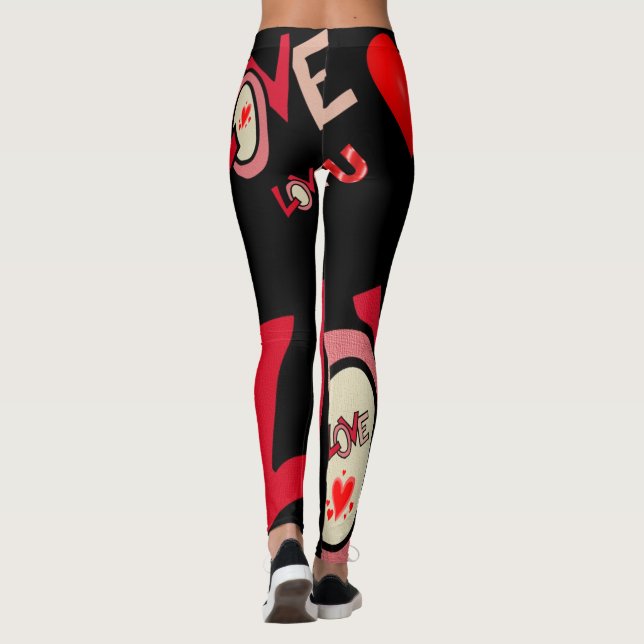 Valentine's Leggings Long (Back)