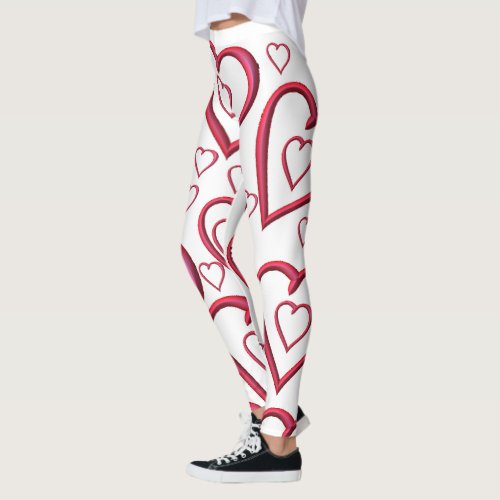 Valentines Leggings Long