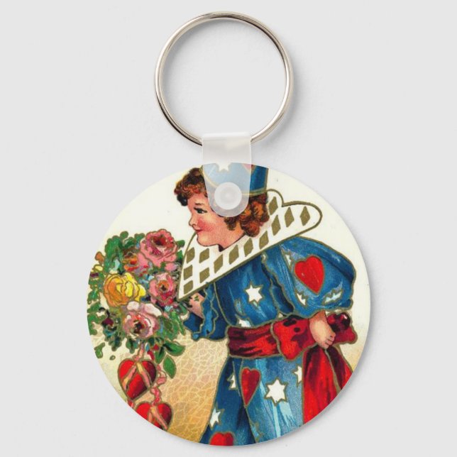 Valentine's Little Pierrot Keychain (Front)