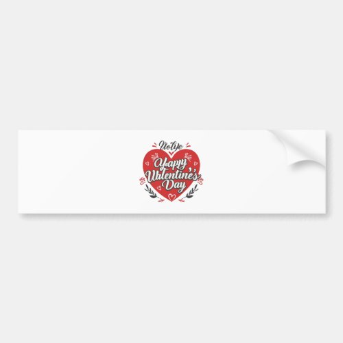 valentines love  bumper sticker