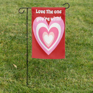 Valentine's Love Garden Flag