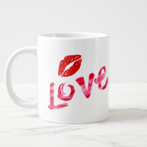 Valentines Love Kiss Coffee Mug