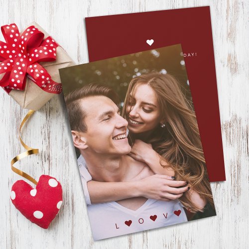 Valentines LOVE Photo Card