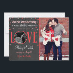 Valentine's Love Pregnancy Ultrasound Announcement<br><div class="desc">♥ An adorable way to announce your pregnancy!</div>