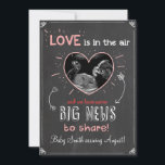 Valentine's Love Pregnancy Ultrasound Announcement<br><div class="desc">♥ An adorable way to announce your pregnancy!</div>
