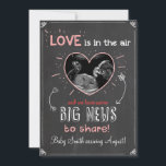 Valentine's Love Pregnancy Ultrasound Announcement<br><div class="desc">♥ An adorable way to announce your pregnancy!</div>