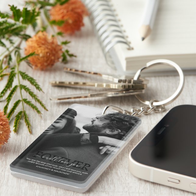 Valentine's Minimalist Holiday Keychain (Front Right)