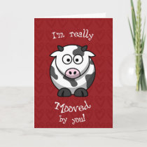 Valentine's Moo Cow Card