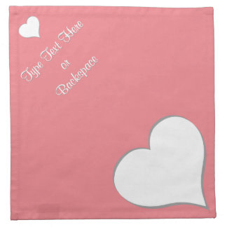 Valentine's Napkins Customized I Love You Napkins