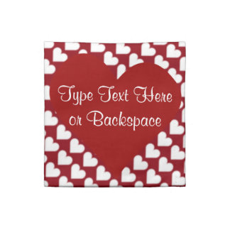 Valentine's Napkins Customized Valentine's Napkins