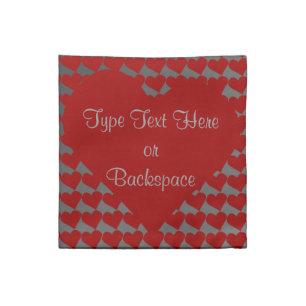 Valentine's Napkins Customized Valentine's Napkins