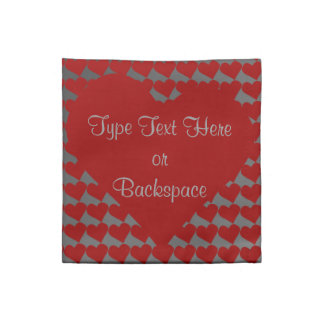 Valentine's Napkins Customized Valentine's Napkins
