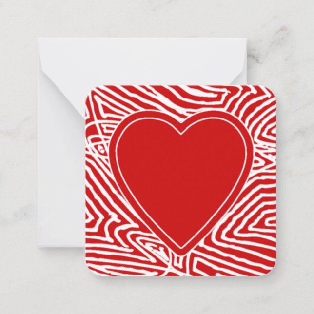 Valentines Note Card (Front)