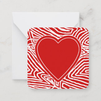Valentines Note Card