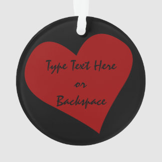 Valentine's Ornament Customized Love Ornaments