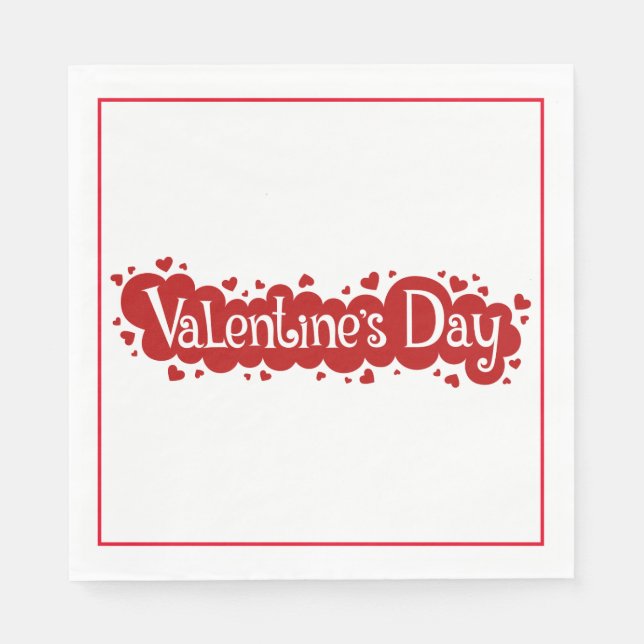 Valentine's Paper Napkin (Front)