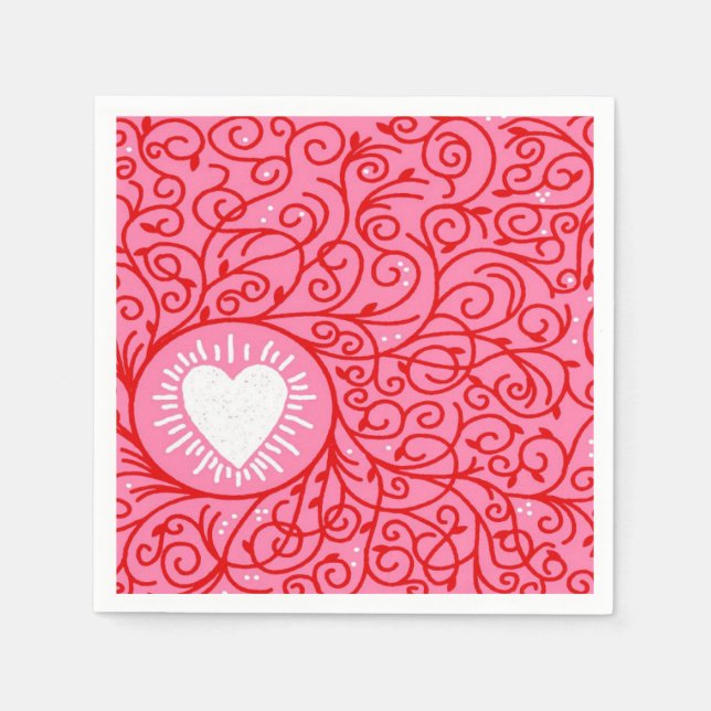 Valentine's Paper Napkin (Front)