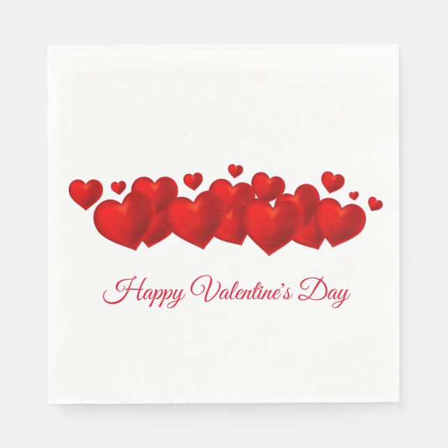 Valentine's Paper Napkin (Front)