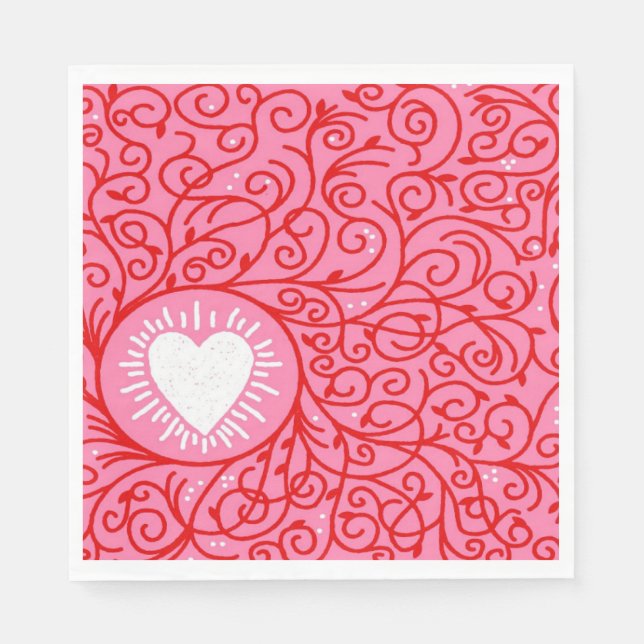 Valentine's Paper Napkin (Front)