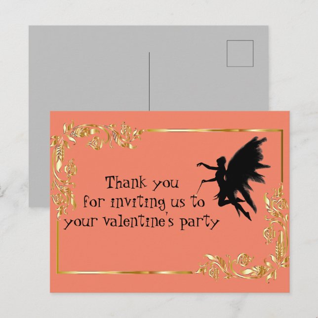 valentine's party postcard (Front/Back)