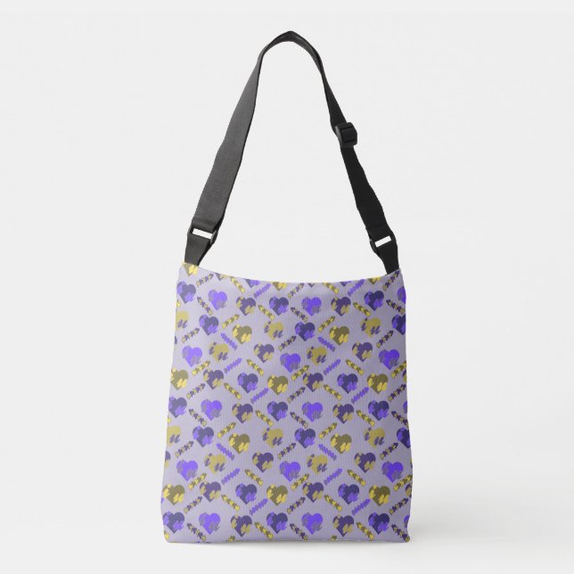 Valentine's Pattern Crossbody Bag (Front)