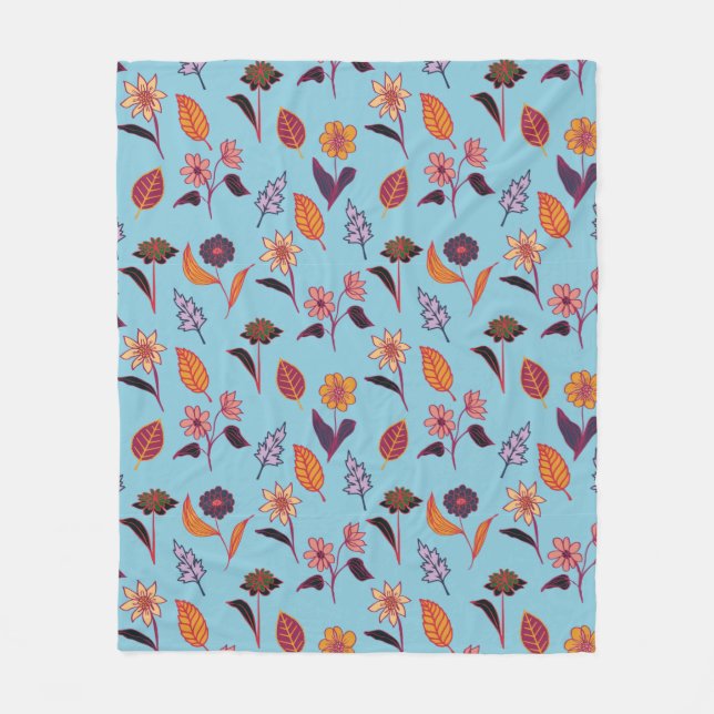 Valentine's Pattern Fleece Blanket (Front)