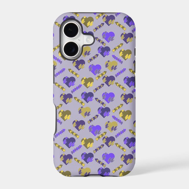 Valentine's Pattern Iphone Case (Back)