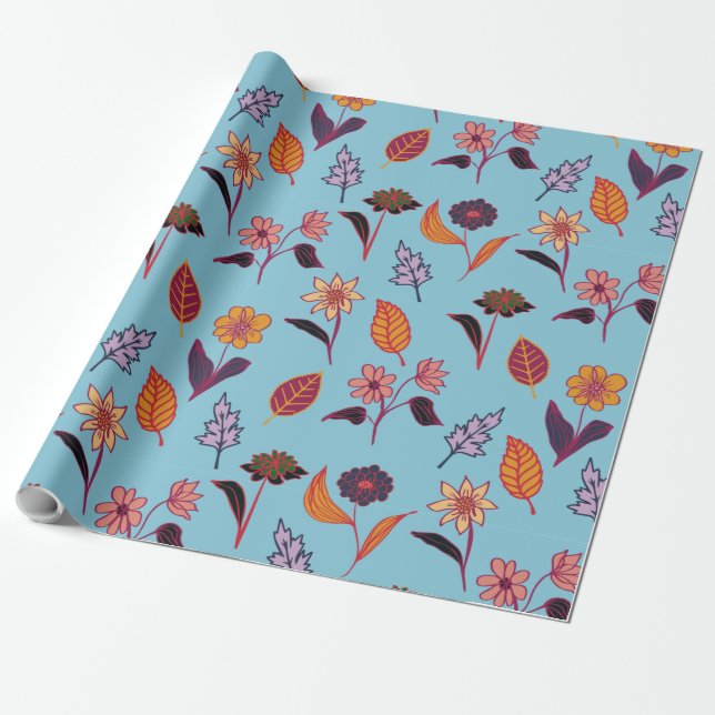Valentine's Pattern Wrapping Paper (Unrolled)