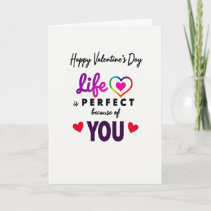 Valentines Perfect Love Card