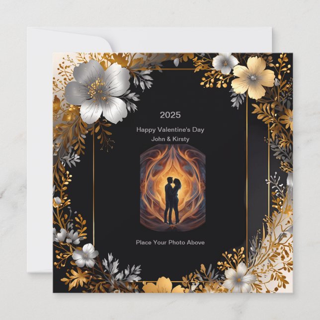 Valentine's Personalized Photo Card (Front)