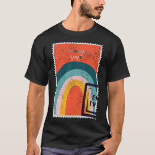 Valentines Philatelist Always Love Postal Stamp Co T-Shirt