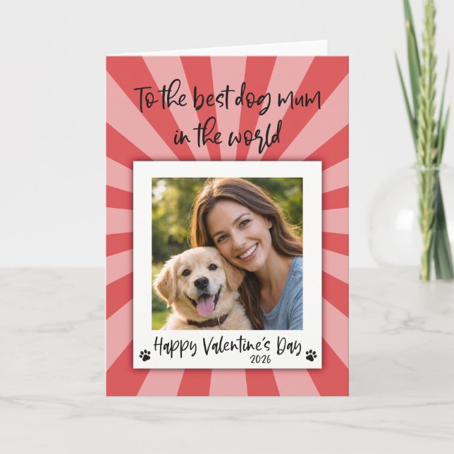 Valentines Photo Card - Card from the Dog (Front)