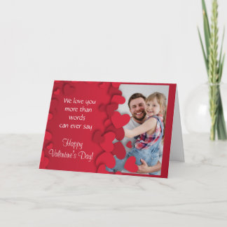 Valentine's Photo Card Hearts 1