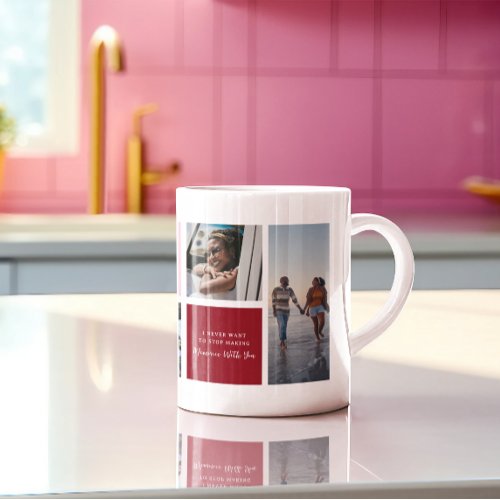 Valentines Photo Collage  Personalized 6 Photo Coffee Mug