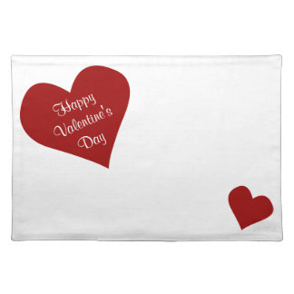 Valentine's Place Mats Custom Love Party Decor