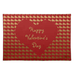 Valentine's Place Mats Custom Love Party Decor