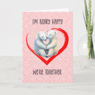Valentine's Polar Bear Card