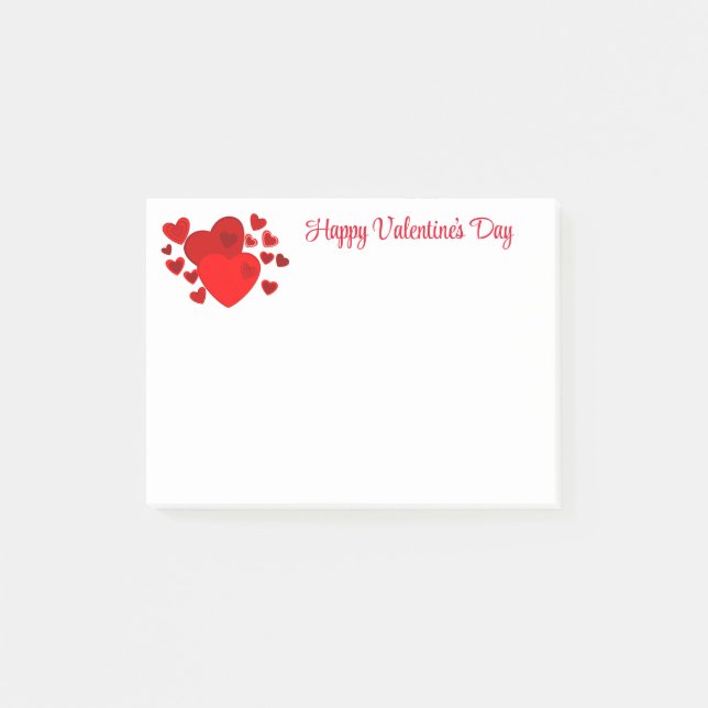 Valentines  post-it notes (Front)