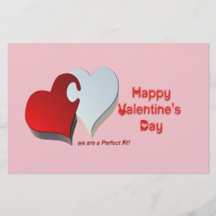 Valentine's Puzzle Stationery