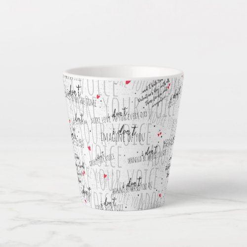 Valentines quotes volume 5 latte mug