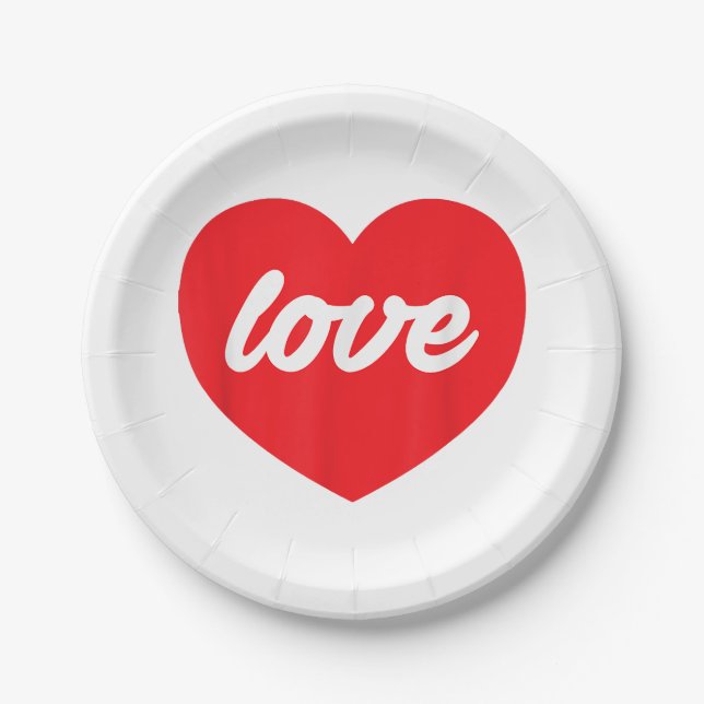 Valentines Shirt - Valentines T shirt Gifts Men Wo Paper Plates (Front)