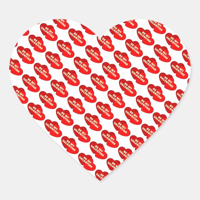 Valentines Square Stickers (Front)