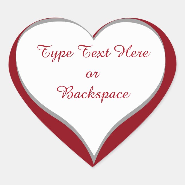 Valentine's Sticker I Love You Sticker Personalize (Front)