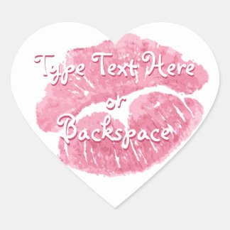 Valentine's Sticker Love Kiss Sticker Personalize