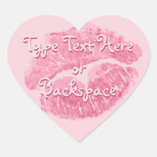 Valentine's Sticker Love Kiss Sticker Personalize
