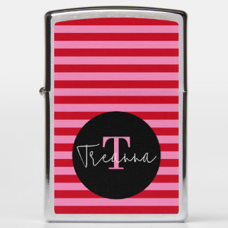 Valentine's Striped Zippo Lighter
