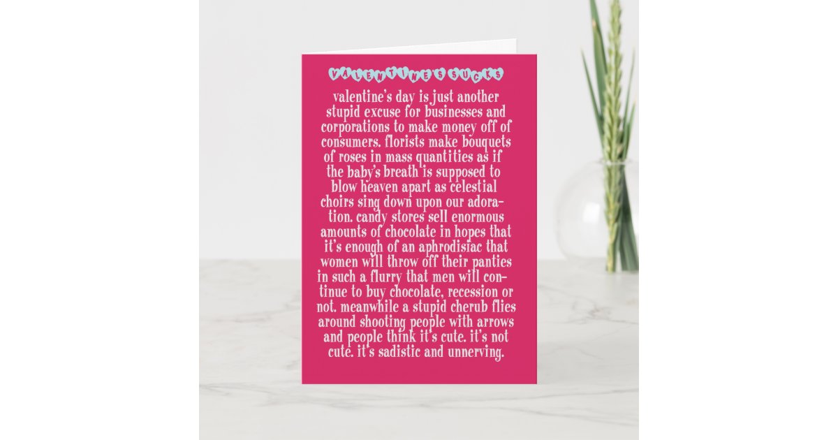 valentine-s-sucks-greeting-card-zazzle